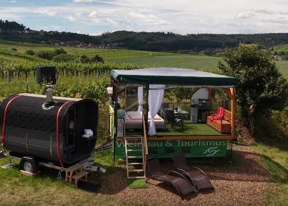 Bett im Weinberg - Klassik